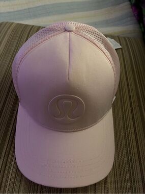 lululemon Pink Mesh Trucker Hat large/xl
